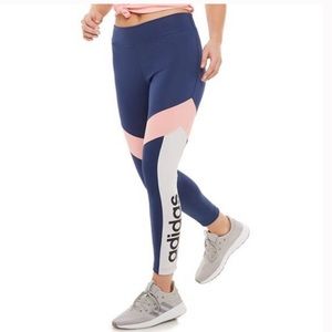 Adidas Colorblock Tight Leggings Pink 